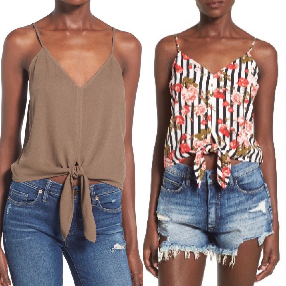 Bundle of 2 Leith crop tops - large